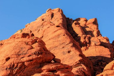 Red Rock Kanyonu'nda kaya oluşumu, Nevada