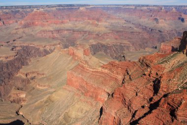 South Rim, Arizona'dan Grand Canyon'un nefes kesen manzarası