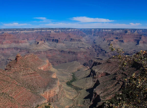 Vista paisagem de cânions de South Rim, Grand Canyon National Park, EUA — Fotografia de Stock