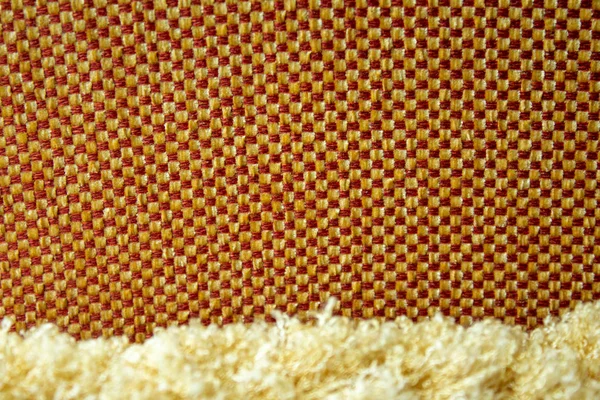 Textur eines gewebten Materials mit unterschiedlicher Textur am Boden — Stockfoto