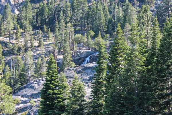 Scenic view of the Eagle Falls from one of the viewpoint, Tahoe, California — Stock Photo, Image