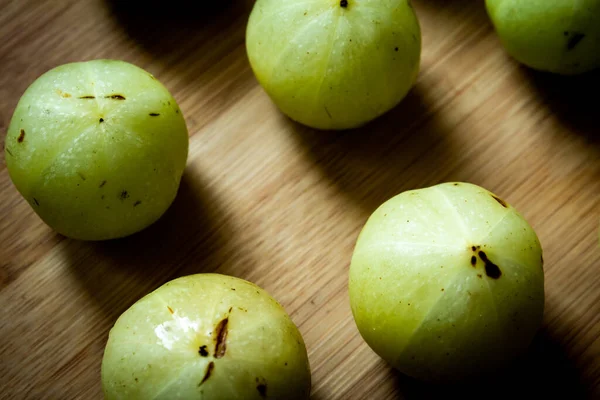 Indian gooseberry (amla) fruit rich in vitamin c and immunity boosting food.