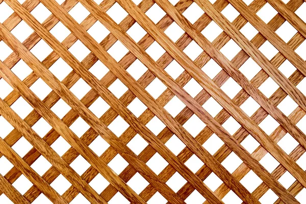 Cross-shaped pattern of oak wood slats — Stock Photo, Image