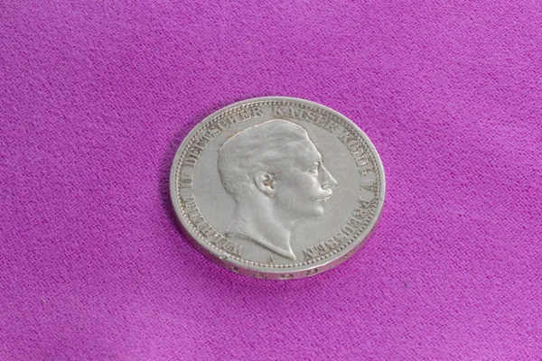 Silbermünze 3 Mark — Stockfoto