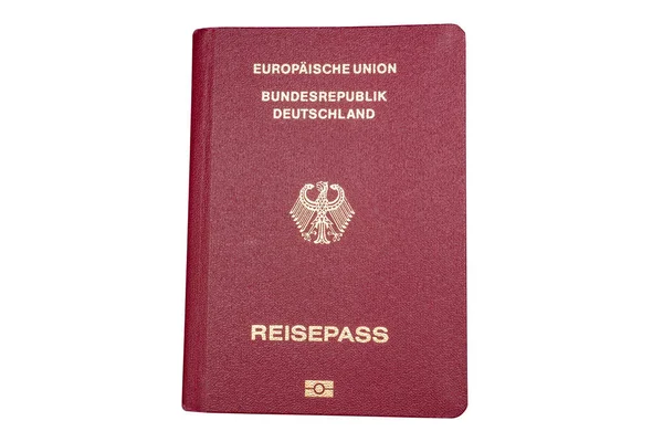 Биометрический паспорт Германии — стоковое фото