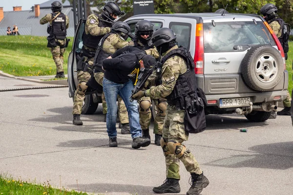 Блокування та напад автомобілів — стокове фото