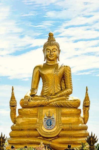 Wielki Budda Golden Architecutre — Zdjęcie stockowe