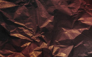 Soyut fırçalanmış yüzey metalik bakır doku arka plan folyosu