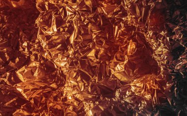 Soyut fırçalanmış yüzey metalik bakır doku arka plan folyosu