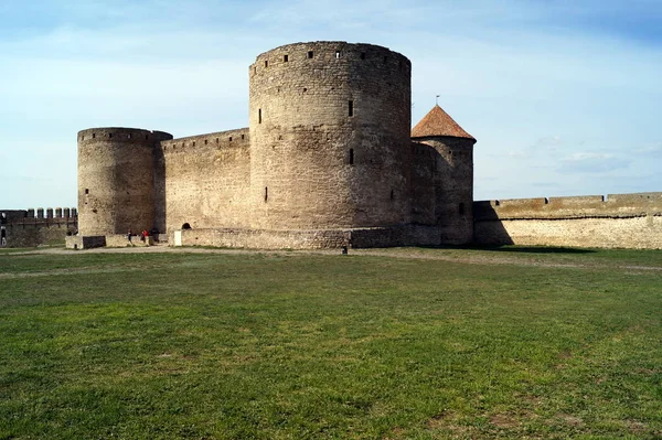 Vieille Forteresse Akkerman Citadelle Principale Conserver Bord Estuaire Dniestr Bilhorod — Photo