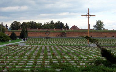 Theresienstadt, Ulusal Mezarlığı, Terezin, Çek Cumhuriyeti - 29 Eylül 2007
