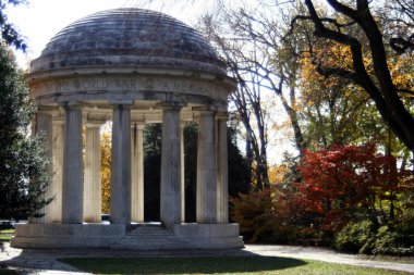 Sonbaharda Columbia Savaş Anıtı Bölgesi, I. Dünya Savaşı, Washington Dc görev yaptı Columbia Bölgesi vatandaşları anısına