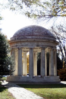 Sonbaharda Columbia Savaş Anıtı Bölgesi, I. Dünya Savaşı, Washington Dc görev yaptı Columbia Bölgesi vatandaşları anısına