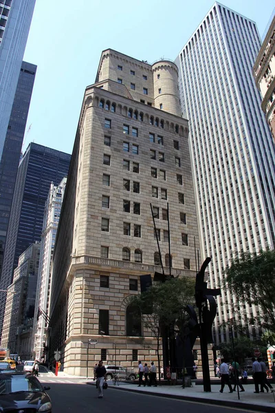Federal Reserve Building Het Centrum Van New York — Stockfoto