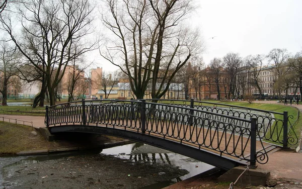 Giardino Del Palazzo Yusupov Fontanka San Pietroburgo Russia — Foto Stock