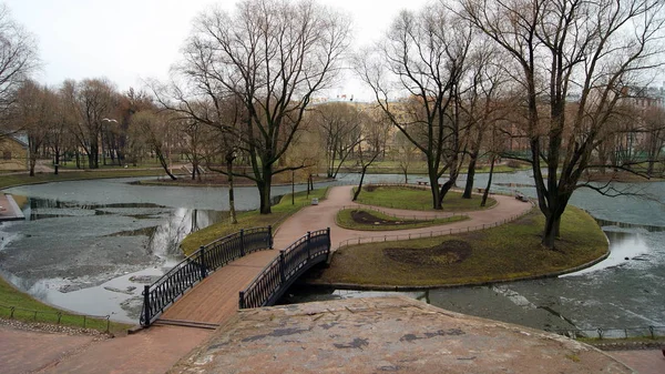 Giardino Del Palazzo Yusupov Fontanka San Pietroburgo Russia — Foto Stock