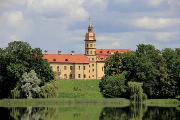 Neswisch Burg Auf Dem See Der Familie Radziwill Weißrussland — Stockfoto