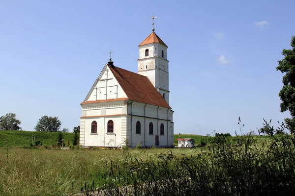 Костел Спаського Преображенський Збудований Xvi Столітті Заславський Білорусь — стокове фото