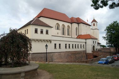Spielberg Kalesi (Çekçe: Spilberk) Brno tepede, Güney Moravya, Çek Cumhuriyeti
