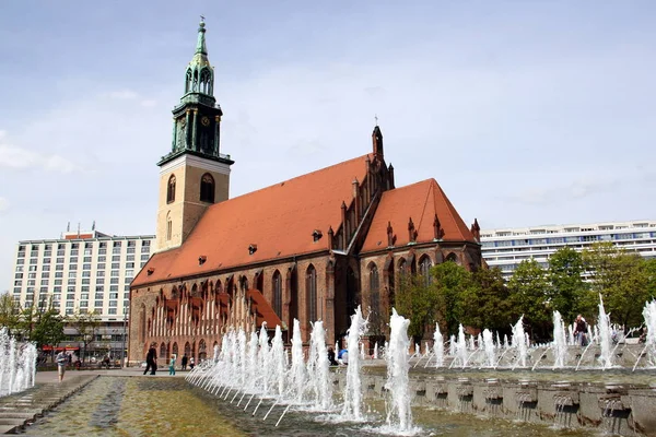 Церква Святої Марії Marienkirche Берлін Німеччина — стокове фото