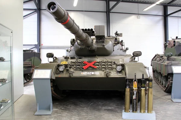 Duits Tankmuseum Tanks Militaire Voertuigen Uitrusting Munster Nedersaksen Duitsland — Stockfoto