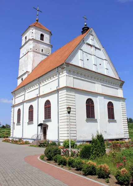 Church Saviour Transfiguration Built 16Th Century Zaslawye Belarus — Stock Photo, Image