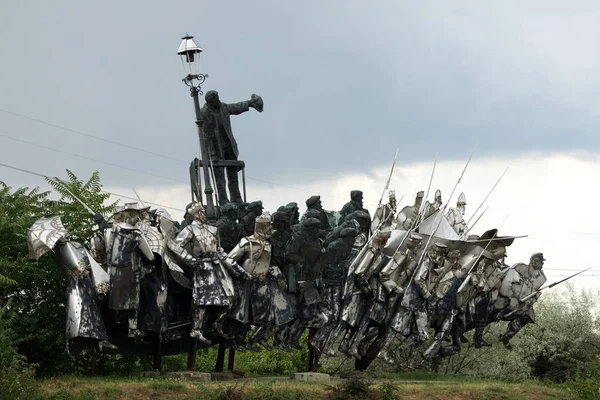 Memento Park Sculpturen Uit Socialistische Tijd Monument Voor Socialistische Revolutie — Stockfoto