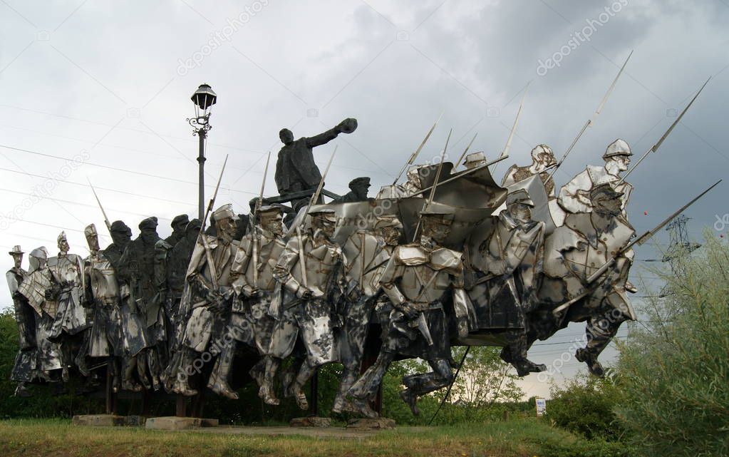 Memento Park, Socialist era sculptures - Monument to the Socialist Revolution, Budapest, Hungary