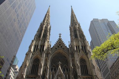 St. Patrick Katedrali 'nin çan kuleleri, New York, Ny, Usa