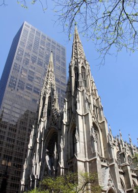 St. Patrick Katedrali 'nin çan kuleleri, New York, Ny, Usa