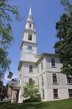 İlk Baptist Providence Kilisesi, Rhode Island - Amerika 'daki en eski Baptist kilise cemaati, 1638' de Roger Williams tarafından kuruldu, 1775 'te kuruldu, Providence, Ri, Usa