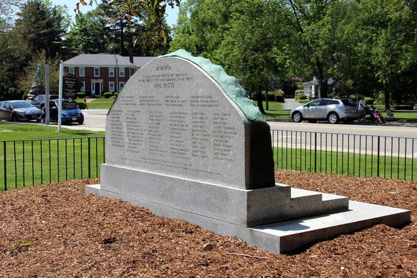 Minutemen Rilievo Bashka Paeff Lexington Battle Green Lexington Usa — Foto Stock