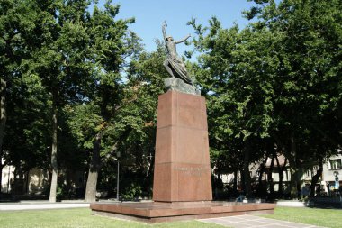 2. Dünya Savaşı, Bratislava, Slovakya - 28 Haziran 2011 'de Sovyet Ordusu tarafından şehrin kurtarılması anıtı