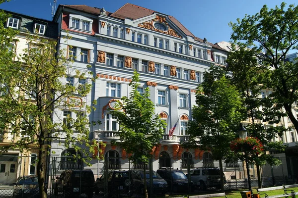 Embajada Los Estados Unidos Ubicada Edificio Histórico Céntrica Plaza Hvezdoslav — Foto de Stock