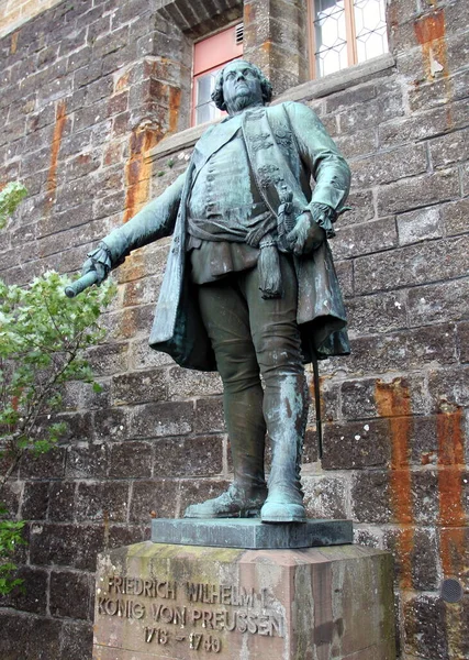 Estatuas Los Monarcas Prusianos Casa Hohenzollern Castillo Hohenzollern Friedrich Wilhelm —  Fotos de Stock