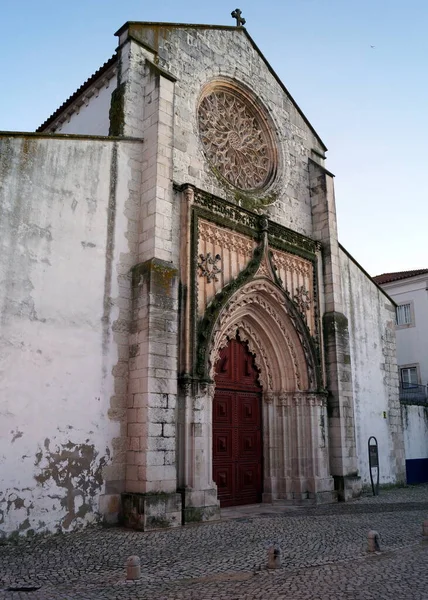 Portale Principale Della Chiesa Gotica Santa Maria Graca Conosciuta Anche — Foto Stock