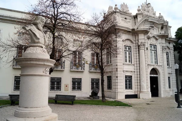 Museu Militar Fachada Principal Entrada Lisboa Portugal Dezembro 2017 — Fotografia de Stock