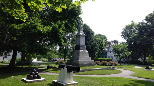 北軍兵士と水兵の記念碑 記念公園 1906年に建てられ フリーポート 2020年7月25日 — ストック写真