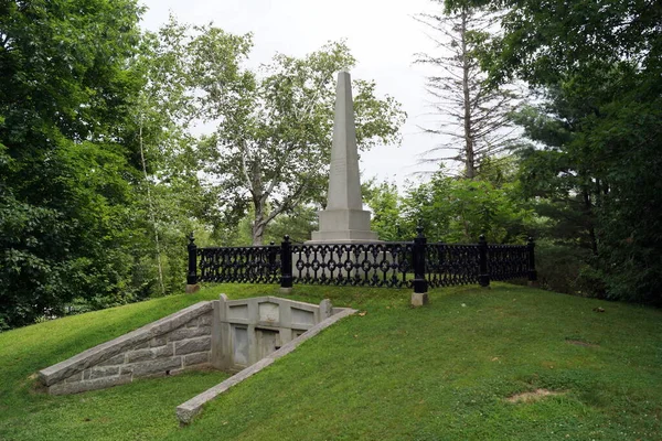 Mausoléu Memorial Enoch Lincoln Governador Maine 1827 1829 Capitol Park — Fotografia de Stock