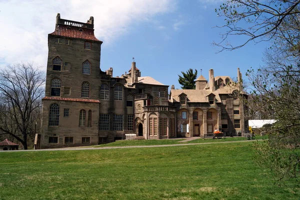 Fonthill Castle 1908 1912 사이에 고고학자이자 채프먼 Henry Chapman Mercer — 스톡 사진