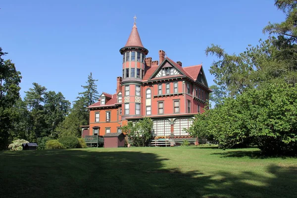 Wilderstein Malikanesi, Hudson Nehri, Rhinebeck, New York, ABD - 15 Ağustos 2020