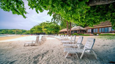 Samed Cabana bir beac de plaj ön bangalow manzara manzara