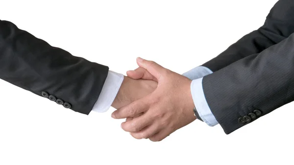 Businessmen having handshake in the concept of business agreemen — Stock Photo, Image