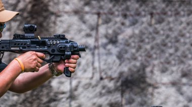 Erkek amacı 9mm tabanca tabanca karabina ve ateş dönüşüm kiti ile