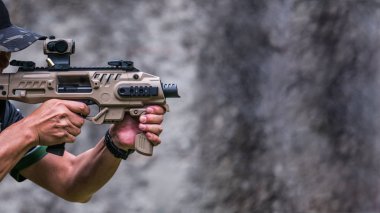 Erkek amacı 9mm tabanca tabanca karabina ve ateş dönüşüm kiti ile