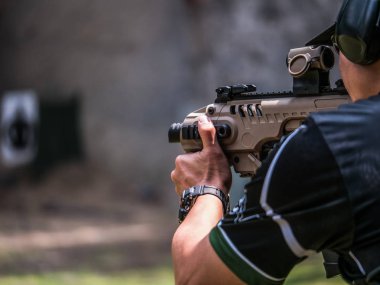 Erkek amacı 9mm tabanca tabanca karabina ve ateş dönüşüm kiti ile