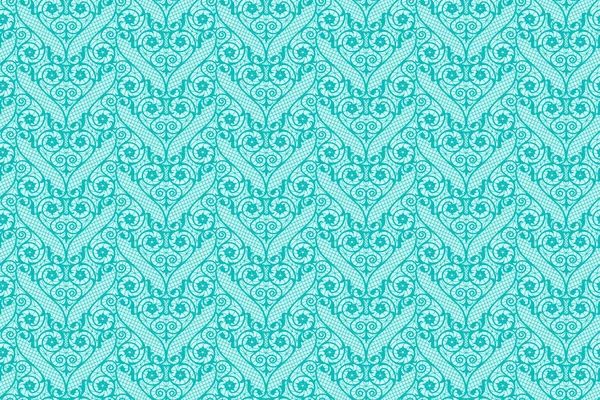 Vintage Seamless Lace Pattern Turquoise Tones — Stock Photo, Image