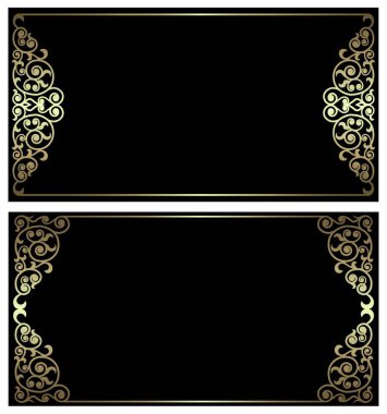 siyah ve altın kartlar