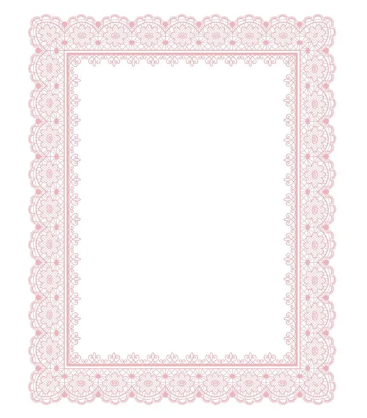 pink lace frame