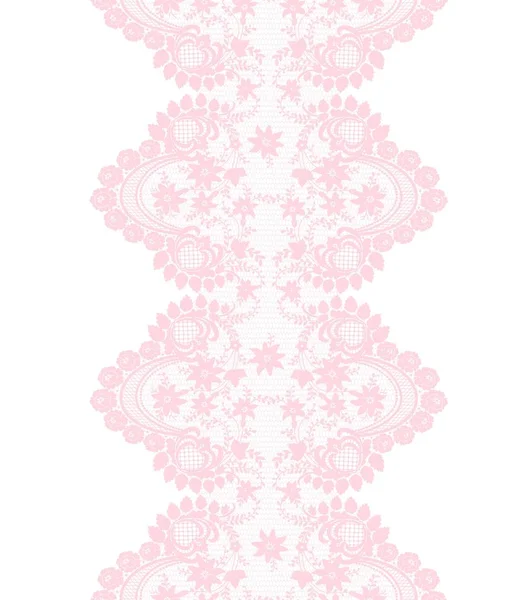 Pink lace border — Stock Photo, Image